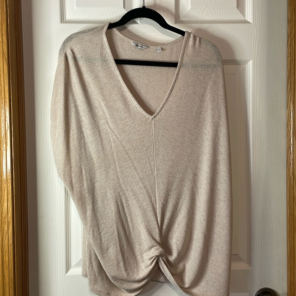 EUC Reitmans knot front draped top size XXL